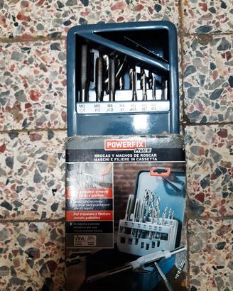 Maschi e filiere in cassetta Powerfix