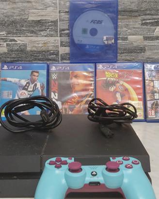 Ps4 faat 1tb+Joypad+Giochi+Cavi 