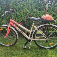 Bicicletta Aerelli ragazza 10-12 + casco