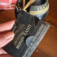 Brunello di montalcino Biondi- santi1987