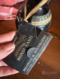 Brunello di montalcino Biondi- santi1987