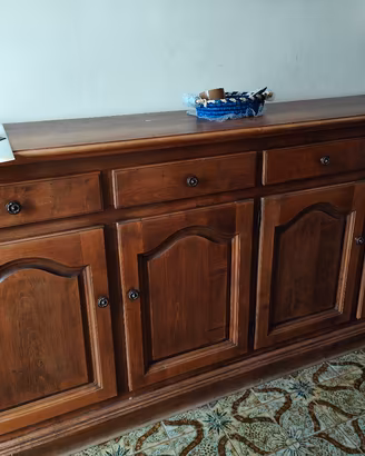 credenza madia massello in arte povera 