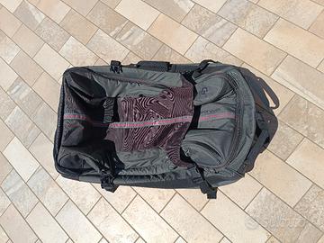 Borsone viaggi con rotelle gomma