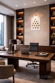 Buone Feste – Scultura da Parete in Cemento Bianco