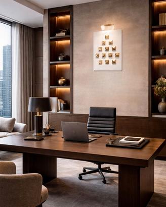 Buone Feste – Scultura da Parete in Cemento Bianco