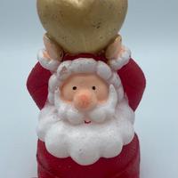 Candela a forma di Babbo Natale