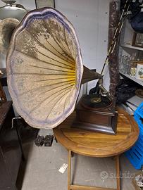 grammofono antico monarch funzionante per collezio