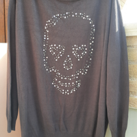 Vestito/maxi maglia Only L grigio
