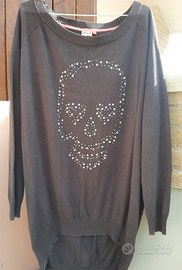 Vestito/maxi maglia Only L grigio