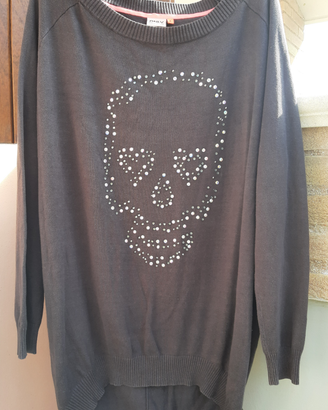 Vestito/maxi maglia Only L grigio