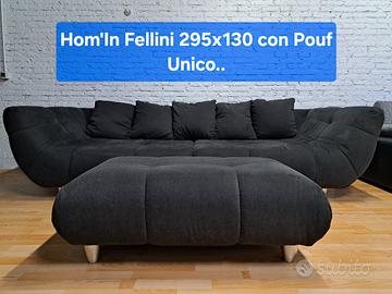 Divano lineare Design Hom'In Fellini SPETTACOLO 