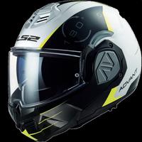 Casco moto modulare ls2 ff906 advant codex white b
