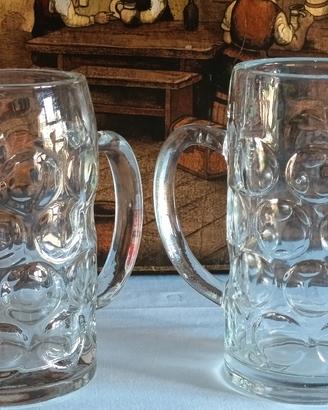 Coppia di boccali da birra 1 Litro