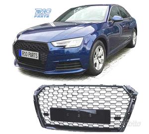 GRIGLIA AUDI A4 B9 15-19 LOOK RS4 NERO LUCIDO PDC