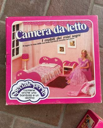 Camera da letto Barbie anni 80 Mattel