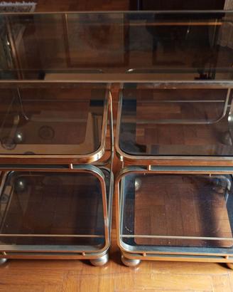 Carrello bar e portavivande anni '70