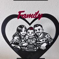 Quadro/Cornice personalizzata stile Disney