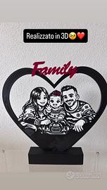 Quadro/Cornice personalizzata stile Disney