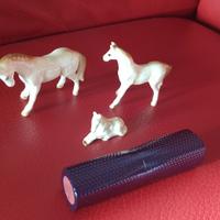 Porcellana Cinese Vintage - Miniatura Family Horse