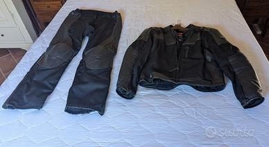 Tuta motociclistica pantaloni giacca divisib