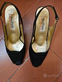 Scarpe donna nere da cerimonia n.38 Valleverde 