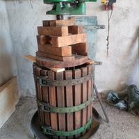 Torchio e pigiatrice manuale per uva