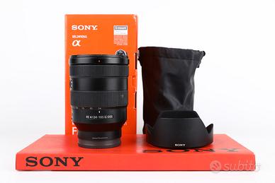 Sony 24-105mm F4 G OSS USATO GARANTITO PER DUE ANN