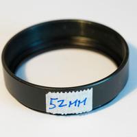 Paraluce 52mm in alluminio per obiettivi 35mm