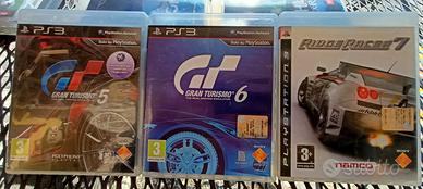 Lotto 3 giochi PS3: GT5/GT6/Ridge Racer 7