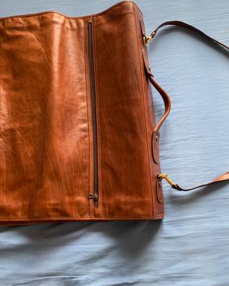 Borsa porta abiti in pelle Pelletterie Aldo Raffa