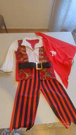 Travestimento Carnevale Pirata  4/6 anni