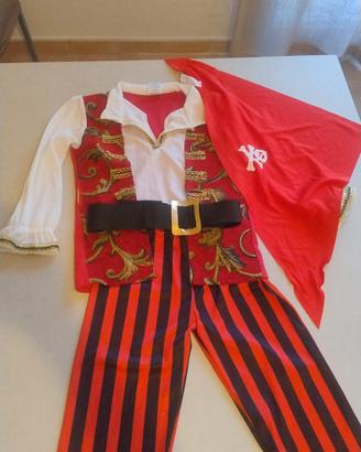 Travestimento Carnevale Pirata  4/6 anni