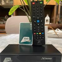 Decoder tivusat + carta attiva strong hd srt 7807