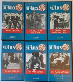 Lotto 9 VHS Vintage - I Fratelli Marx + Totò