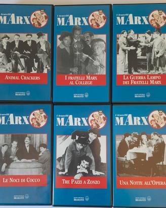 Lotto 9 VHS Vintage - I Fratelli Marx + Totò