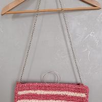 borsa uncinetto rafia sintetica 