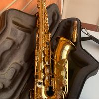 Sax alto yamaha yas 62 purple logo