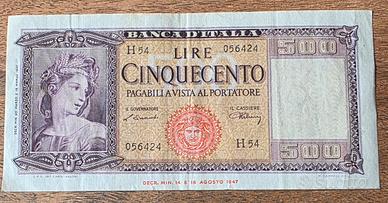 banconota lire 500