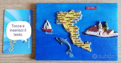 Quadretto resina di Corfù,ho altri quadri e piatti