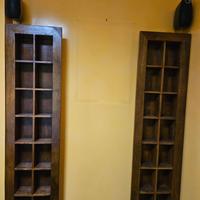 Porta DVD in legno da parete