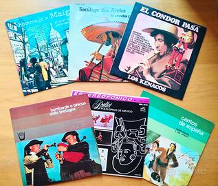 vari dischi folk, world e musica tradizionale