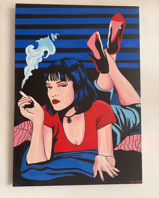 🎨 AZZURRA DESIGNS — POP ART PEZZO UNICO  DIPINTA