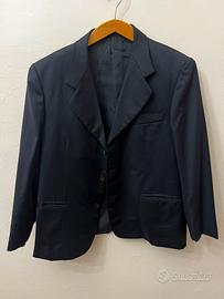 🧥 Giacca Uomo Valentino Blu Scuro – 3 Bottoni