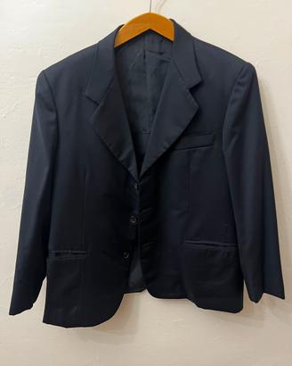 🧥 Giacca Uomo Valentino Blu Scuro – 3 Bottoni