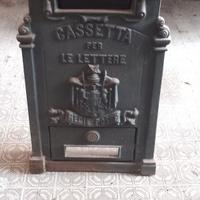 cassetta per lettere regie poste nera