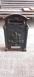 cassetta per lettere regie poste nera