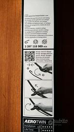 Kit 2 spazzole BOSCH AERO TWIN AR989S