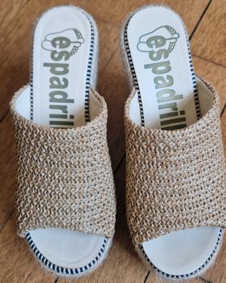 Esparillas estive con zeppa alta