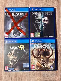 Bundle giochi Playstation 4