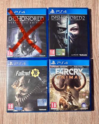 Bundle giochi Playstation 4